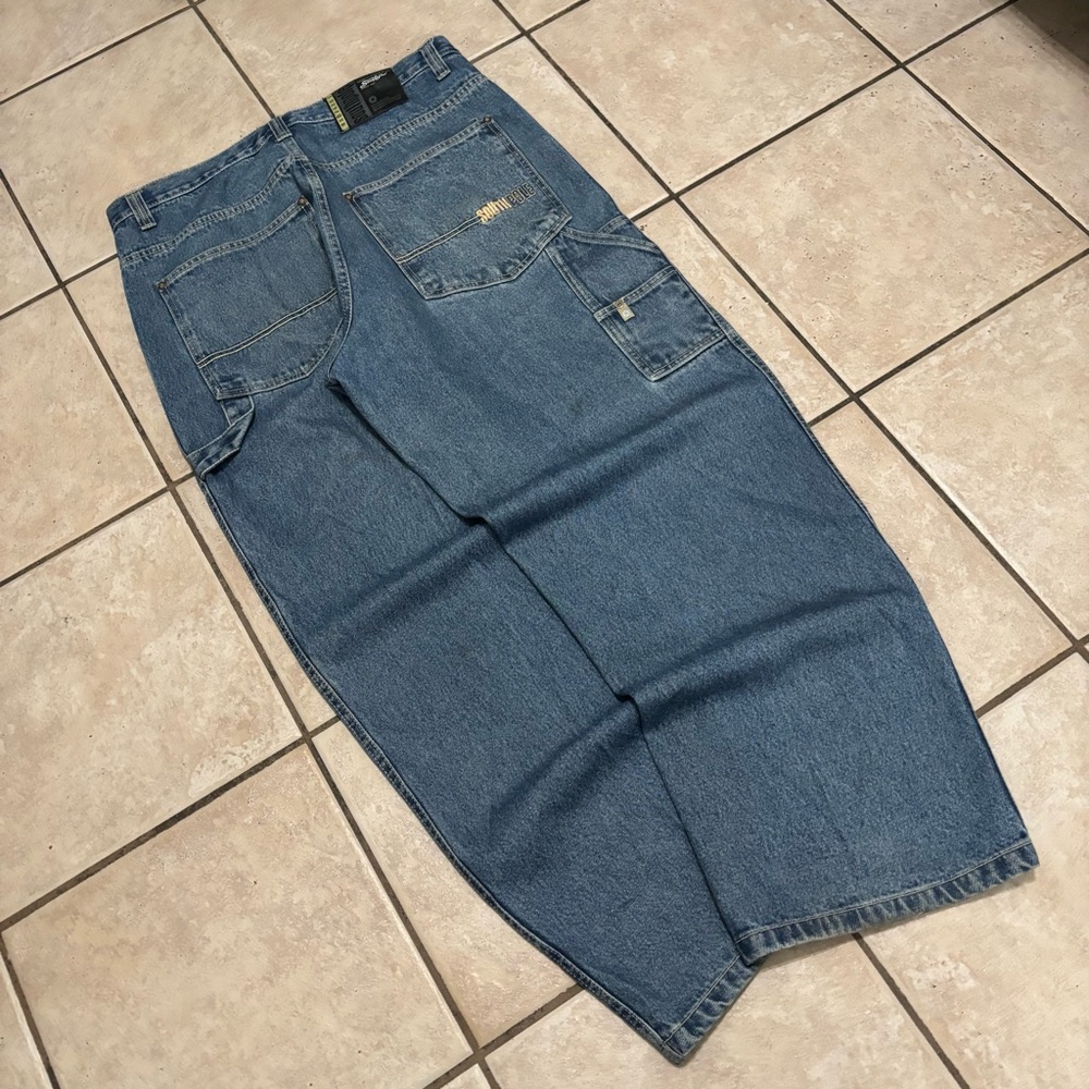 Southpole red tab style y2k baggy grunge emo streetwear older brother core jeans